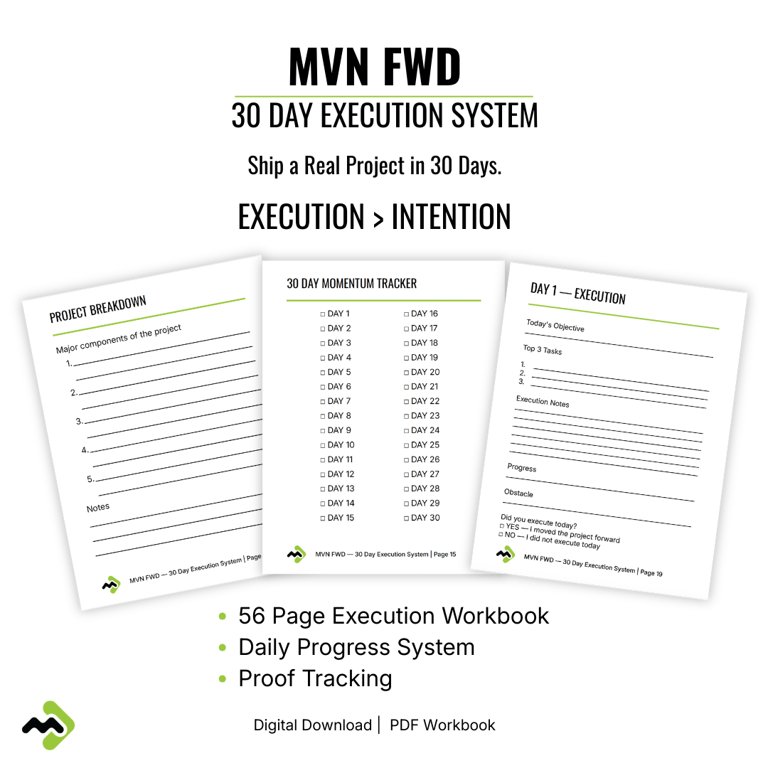 MVN FWD - 30 DAY EXECUTION SYSTEM